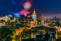 Firework display in Edinburgh