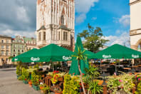 Beer garden in Krakow