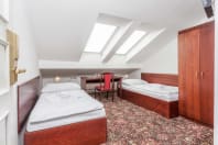 hotel city inn pragie - twin bedroom