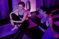 Hotpod Yoga women laughing