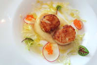 Pan seared scallops