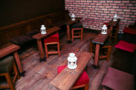 St Christophers Inn Edinburgh - Bar seating area