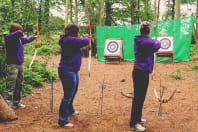 Hens in the woods Land and Wave archery
