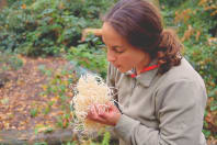 Hens in the woods Land and Wave fire making with straw