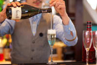 Lace Market Hotel bartender champange
