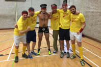 a stag group in fancy dress for school sports day event