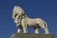 Southbank Lion Statue London