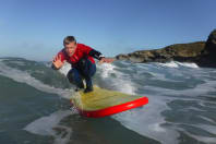 SURFER ON WAVE