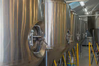 Holler Brewery & Taproom brewery tanks
