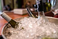 wine Table Package wine in icebucket