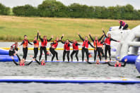 Aqua Park Rutland group shot hens