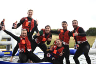 Aqua Park Cardiff group shot