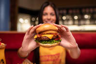hard rock cafe burger woman Bar Meal - 3 Courses