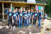 Go ape high ropes hen group