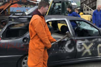 Chillisauce team car smash