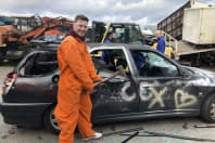 Chillisauce team car smash