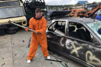 Chillisauce team car smash