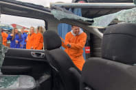 Chillisauce team car smash