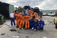 Chillisauce team car smash