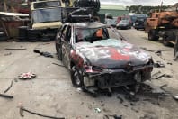 Chillisauce team car smash