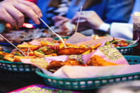 golf drink and food