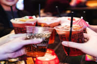 golf drink and food
