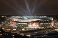 Emirates Stadium skylights at night.JPG