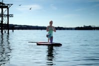 Standup Paddleboarding yoga