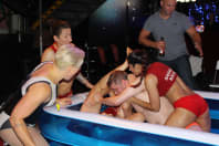 Oil Wrestling Babes - London