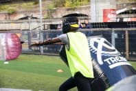 A hen party playing combat archery