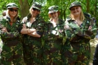 Chillisauce staff hen group miltary laser tag shooting mission