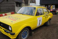 A stag group doing rally driving