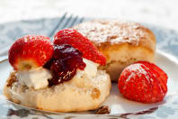 A plate of delicious looking scones