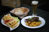 Traditional latvian Meal & Beer