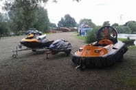 Rise Leisure Events Ltd - Hovercraft parked outside.jpg