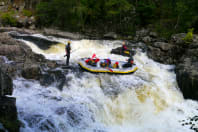 A group white water rafting Freespirits Edinburgh