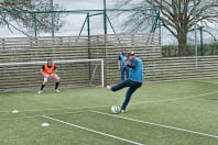 A stag group play binocular football