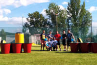 Giant beer pong Prague