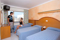 Lively Magaluf Triple Single bed room