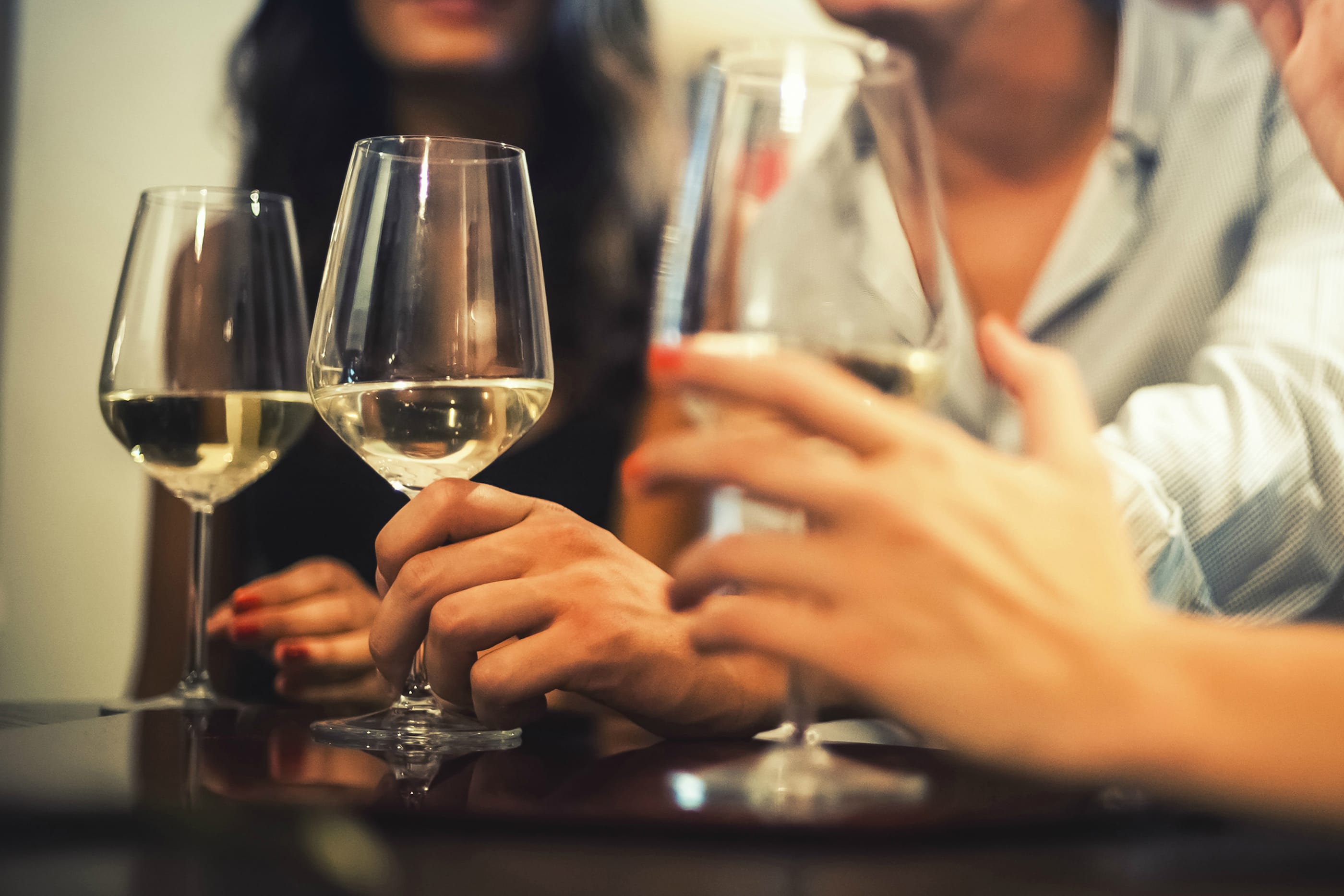 Group enjoying wine tasting class