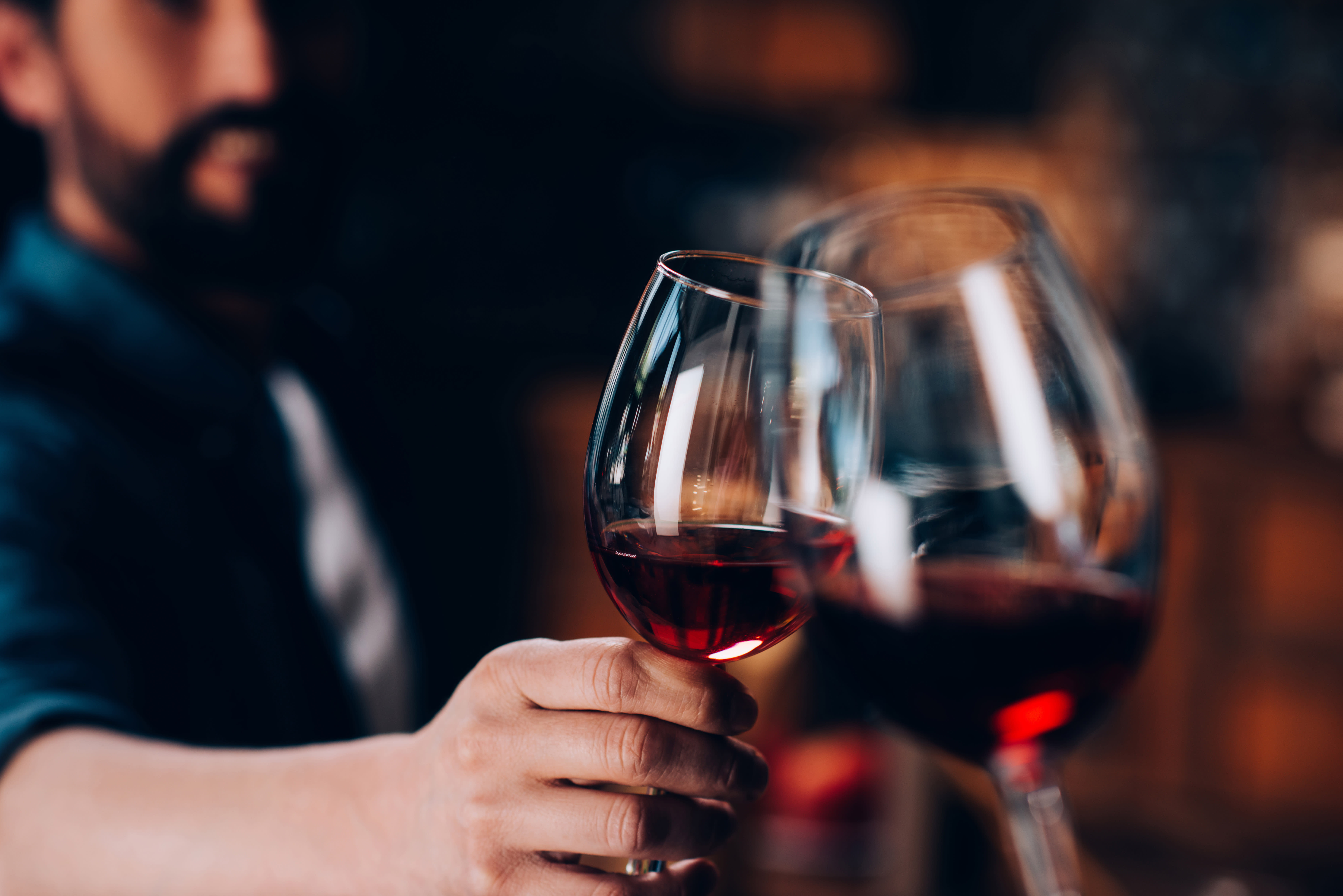 stag doing wine tasting