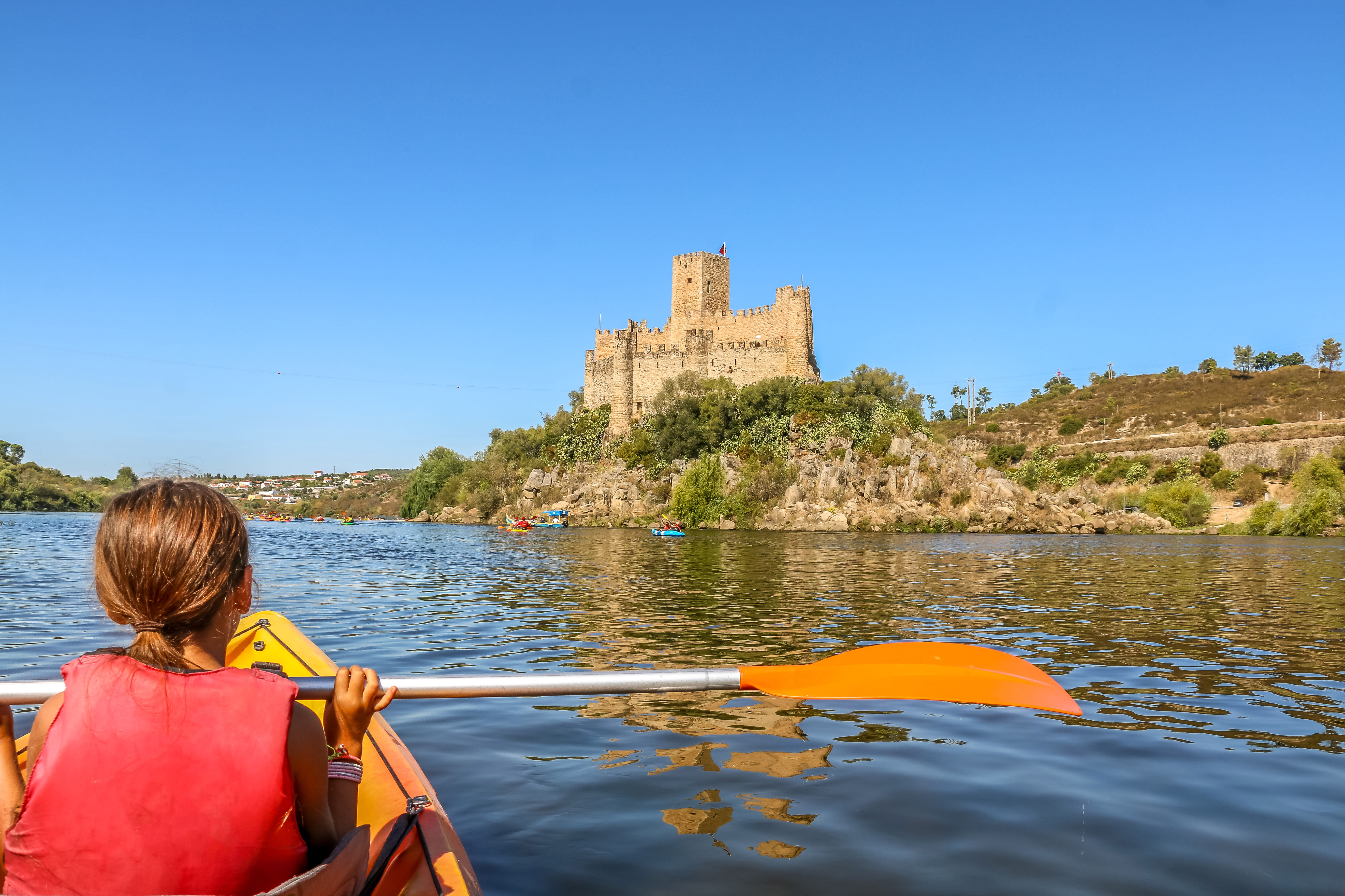 canoeing Tagus River