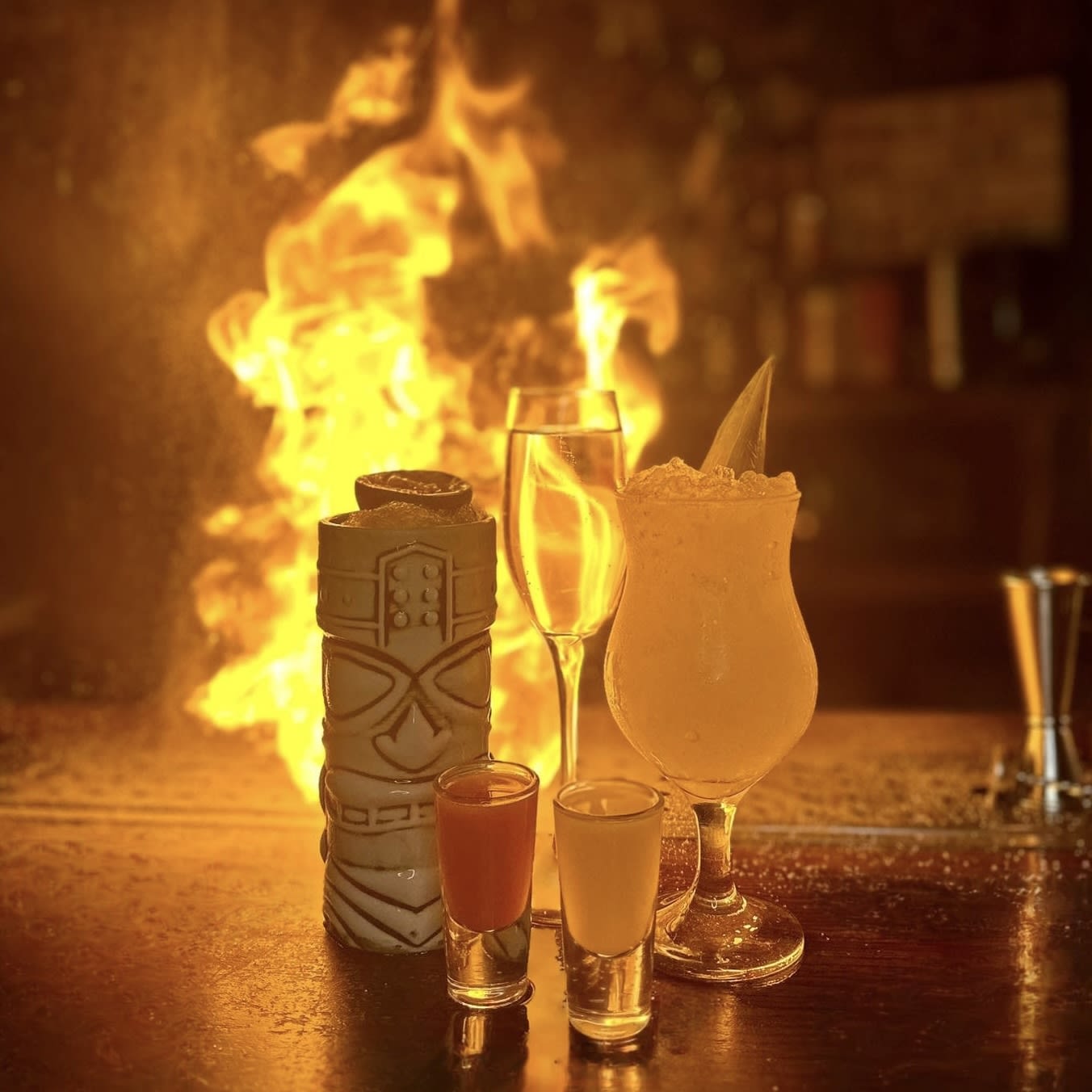 flaming
