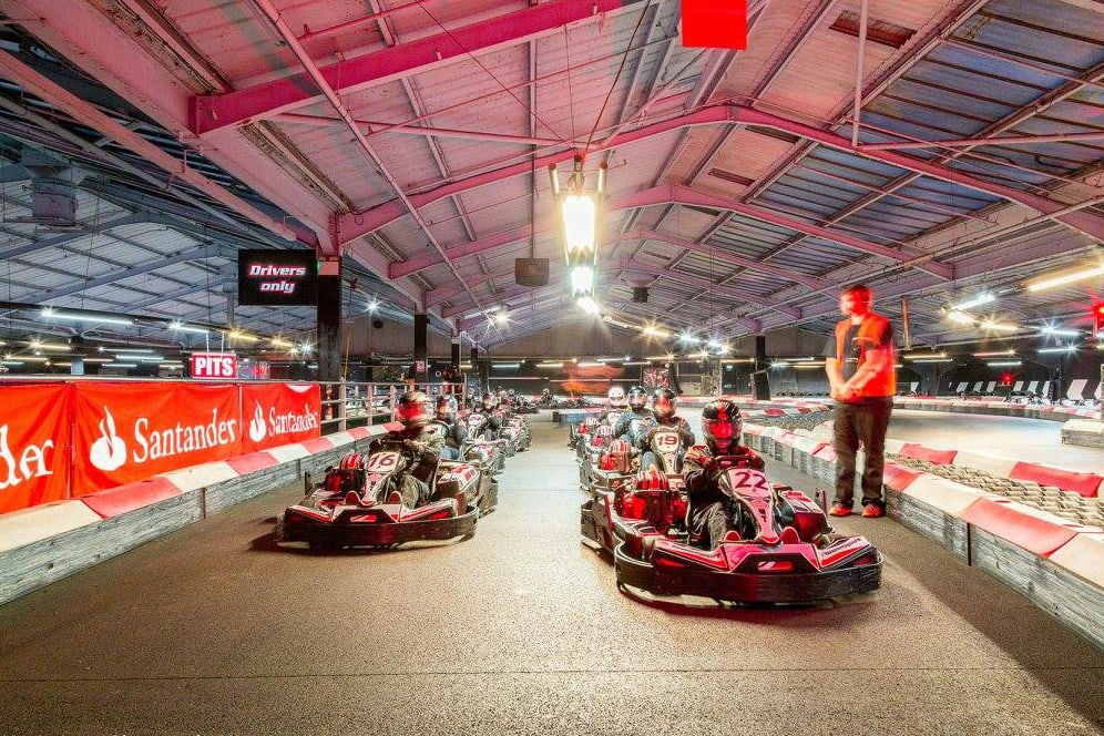Team Sport Karting Cardiff - Starting grid.jpg