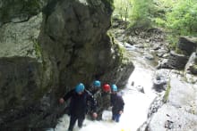 Gorge Scrambling at Pontneddfechan Village Hall Meeting Point — Stag Do in Swansea