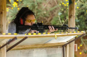 Cheddar Assault Rifles - 40 Shots Corporate Event Ideas