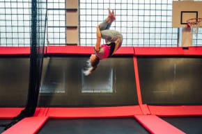 Amsterdam Indoor Trampoline With Transfers Hen Do Ideas
