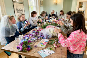 Newcastle Flower Crown Making at a City Centre Venue Hen Do Ideas