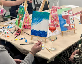 Newcastle Paint & Sip Hen Experience Hen Do Ideas