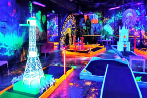 Prague UV Glow Minigolf Stag Do Ideas